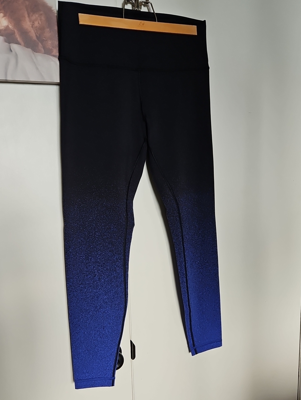 EUC Lululemon High Rise Wunder Under Speckled Ombre Size 12